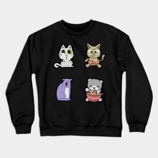 Cute Cat Crewneck Sweatshirt